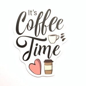 Coffee Vinyl Sticker